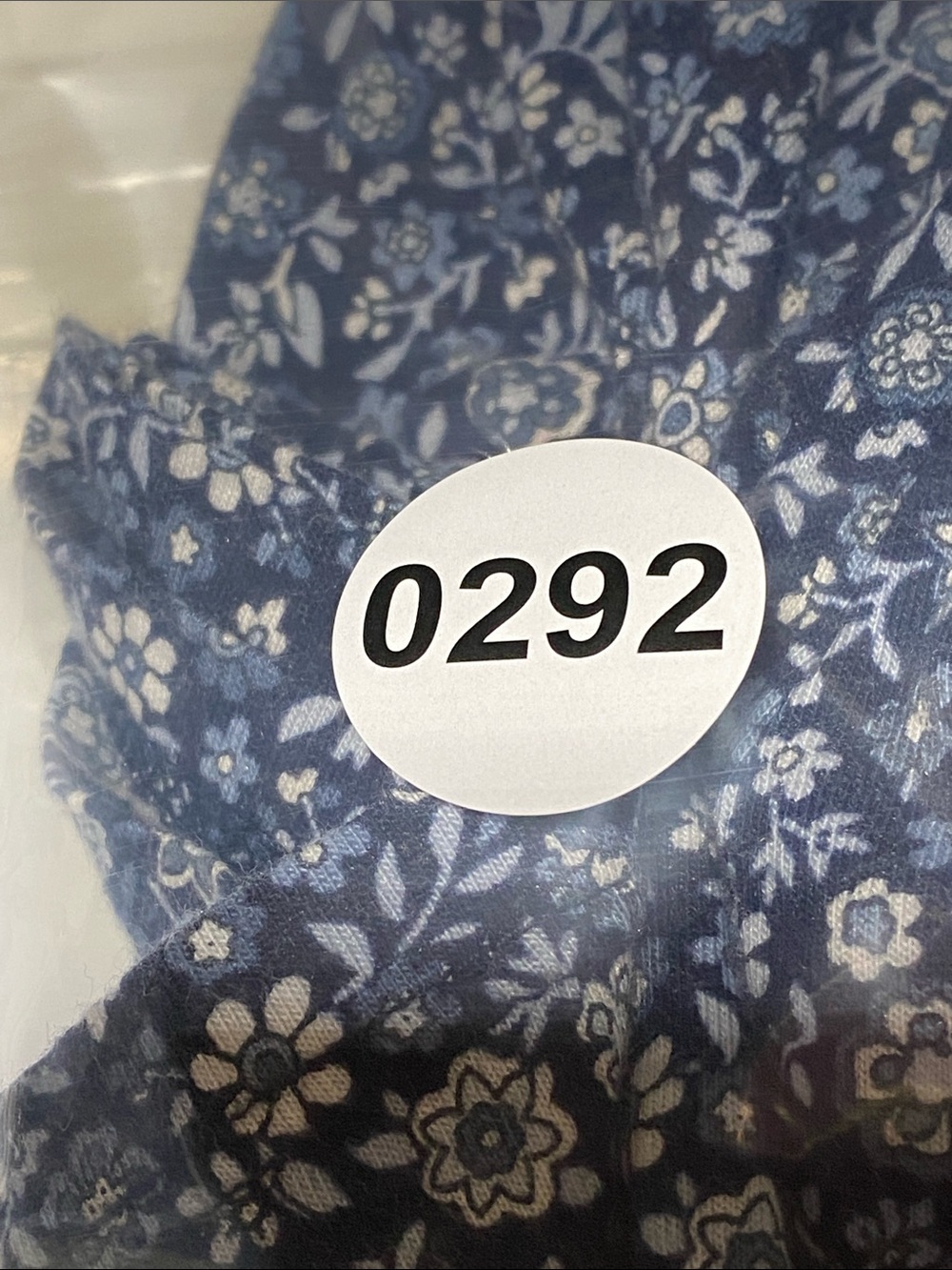 Michael Kors Navy Floral Scoop-Neck Peasant Top - Picture 8 of 8